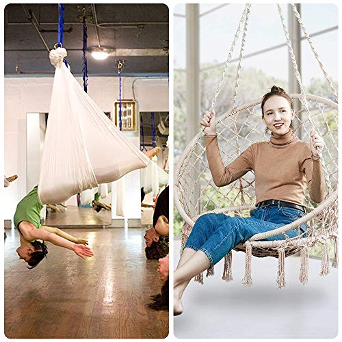 2 Pack Heavy Duty 360° Swivel Swing Hanger, Stainless Steel Hammock Hook for Ceiling Wooden Swing Set Bracket, Punching Bag Hanger for Playground Gym Rope Hammock Chair Swing, 1200 Lb Load - style: 2 Pack with Snap Hook