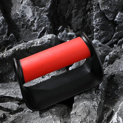 SOLUSTRE Push up Bars for Floor Workout, Non-slip Push up Handles, Red Portable Strength Training Equipment for Home Fitness and Calisthenics