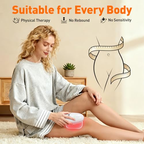 3-in-1 Body Sculpting Machine, 3 Modes Adjustable Cellulite Machine, 3-in-1 Handle Body Sculptor-Suitable for Back, Belly, Waist, Arms, Legs, Reduce Stretch Marks & Tightens Skin