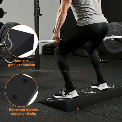UNMERA Squat Wedge Block Non-Slip Heel Elevated Training