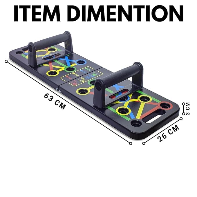 15 in 1 Pushup Board for Strength Training, Fitness and Exercise Equipment for men & woman, Home & Gym Exercise Equipment for Chest, Shoulder, Triceps Workout