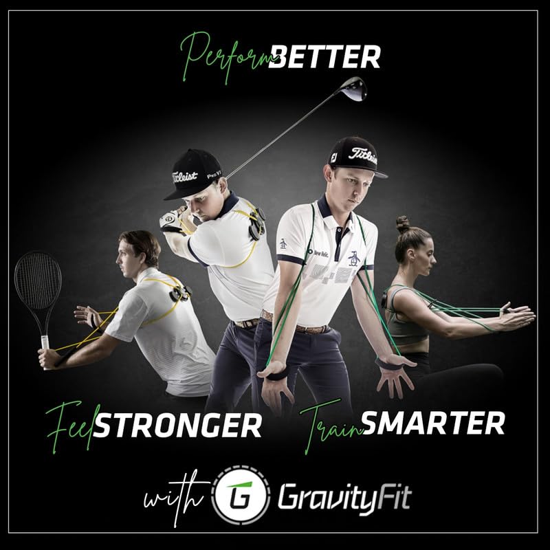 Golf Swing Performance Trainer Aid | Golf Swing Trainer Trusted by PGA Coaches | Backed by 30 Years Research | Elevate Your Golf Training | Enhance Strength, Stability, Rotation & Posture - style: Swing Kit - 2 bands for golf skills and strength