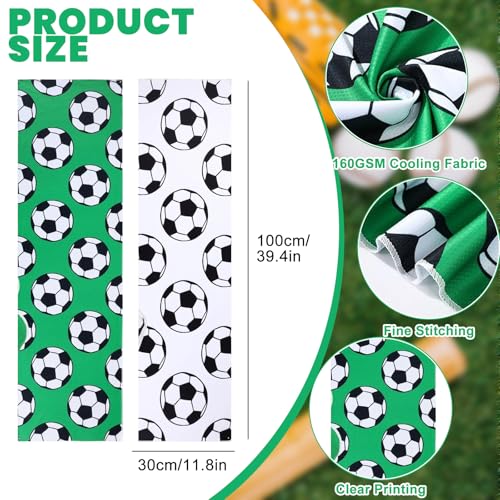 2pcs Soccer Cooling Towels for Bogg Bag – 160GSM Breathable Ice Towels, Thickened Chilly Sports Accessories for Beach/Gym/Travel/Workout, Bogg Bag Companion,Sweat-Absorbing/Quick-Drying