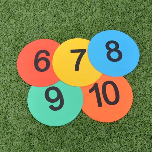8inch Numbered Floor Spot Markers - style: 6-10