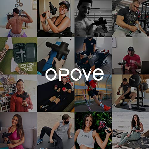 Opove M3 Pro 2 Massage Gun Deep Tissue Percussion Muscle Massager for Workout, Handheld Percussive Therapy Fascia Gun for Athletes Fast Recovery 4-8 Hours Long Battery Life, Powerful, Quiet, Black - color: Black