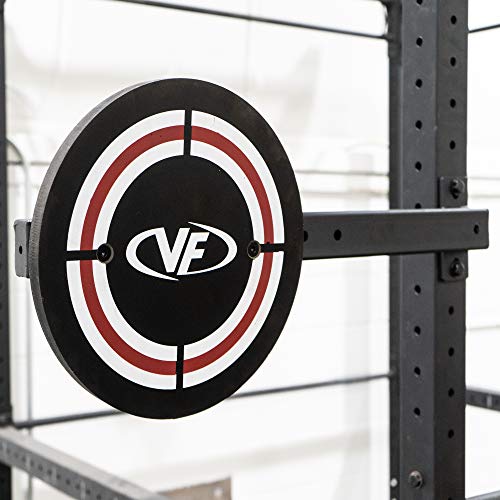 Valor Fitness Wall Ball Target with Extension - 14 in Rig Power Cage Attachments for Strength Endurance Arm Triceps Biceps Workouts RG-12