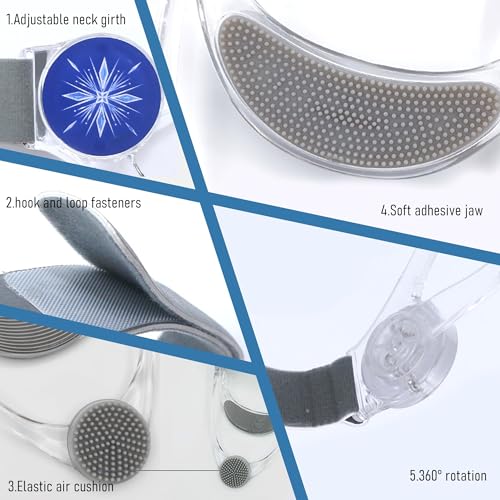 360° Adjustable Neck Collar - Neck Support with Neck Stretcher | Cervical Collar Made of Plastic for Correcting Forward Head Posture and Relieving Neck Pain