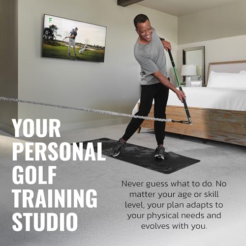 GolfForever Swing Trainer – Golf Fitness & Training System for Strength, Flexibility & Swing Power – Includes Membership & Premium Training Bar for Golf-Specific Workouts - size: 3-Month Membership