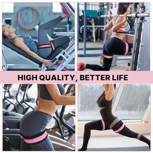 BFR Booty Bands for Women Glutes - Blood Flow Restriction Bands for Hip & Leg Building, Occlusion Training Bands for Butt Lift, Squats & Thighs, Pro Muscle Growth Straps for Squat& Fitness