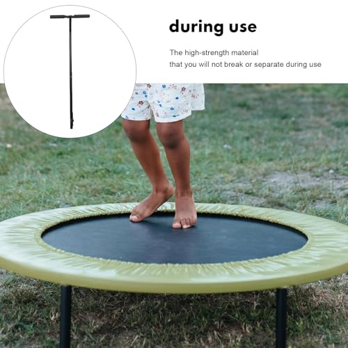 Happyyami Rebounder Handle Bar Accessory for Round Fitness Trampolines, Stability Handle Bar Trampoline Replaceable Handle Bar Stainless Steel Handle