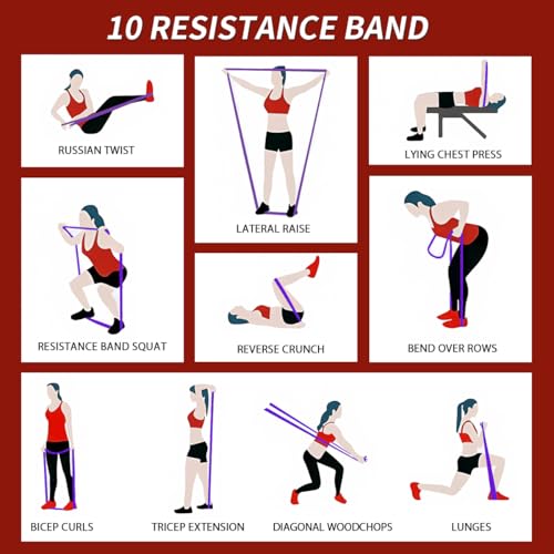 WHATAFIT Resistance Bands, 5 Level Pull Up Assistance Bands for Working Out - color: 5-85LBS COLORFUL