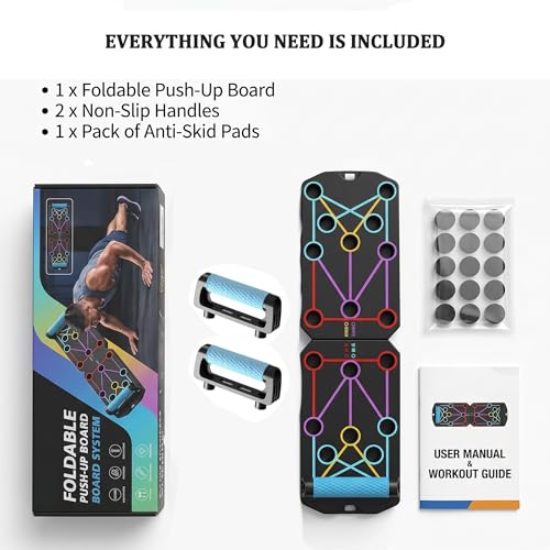 15 in 1 push up board for men solid Home Workout Equipment for Chest & Arm Strength Training, Multi-Functional Pushup Stands System for Men & Women, Portable Fitness Equipment for Fat Burn & Muscle Building
