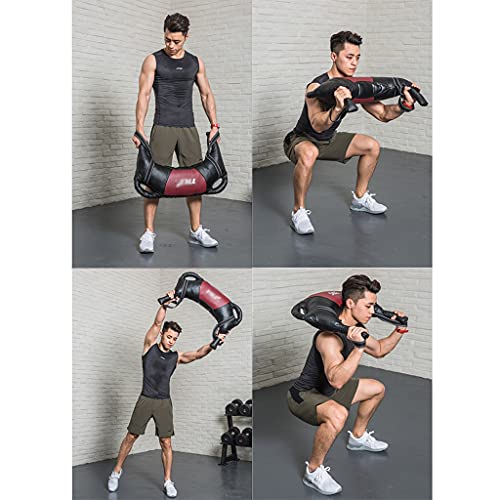 Slam Ball Sandbag Weight Training Power Bag with Handles, Fitness Bag, for Weight Lifting, Running, Exercise, Powerlifting and Functional Workout,15Kg