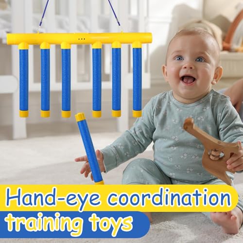 Reflective Drop Stick Challenge, Drop The Stick Game, Catch All DRO p Sticks Game, Hand Speed Challenge Ga me, Hand Eye Coordination Reaction Training Toy, Adjustable Speed, 3 Adjustable Speeds