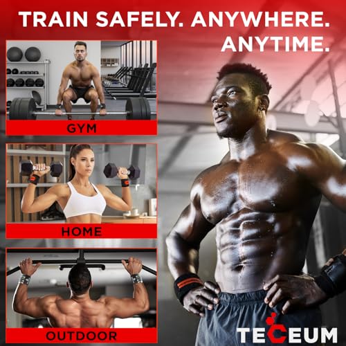 Weightlifting 18" & 12" Wrist Wraps with Thumb Loop β Heavy Duty Wrist Workout Braces for Men and Women β Ideal for Powerlifting, Strength Training, Bodybuilding - color: Black, style: 18" β Beast Mode