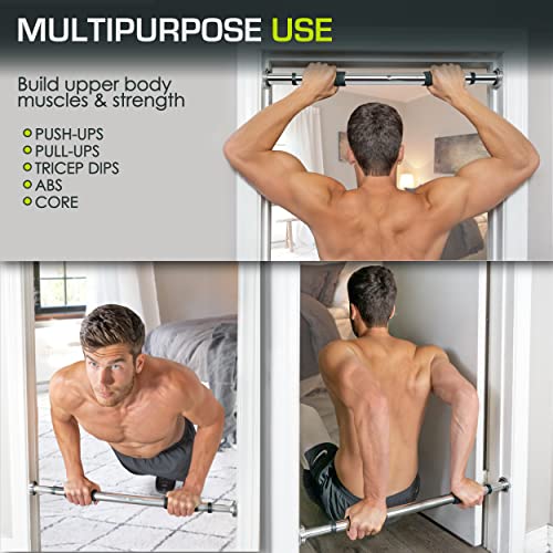 ProsourceFit Pull Up Bar for Multi Use Fitness & Home Gym Exercise - style: Doorway