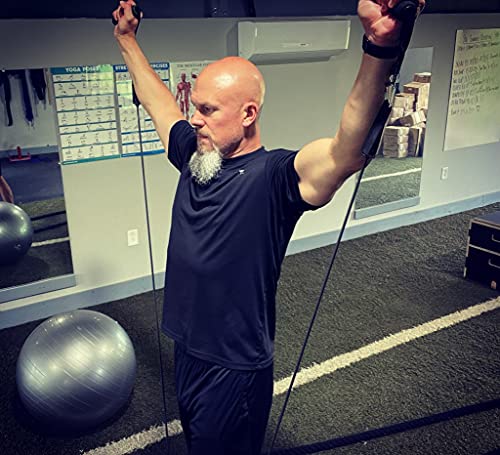 FIMISU 11 Piece Resistance Band Set - 150 lbs Total Resistance - Workout Anywhere