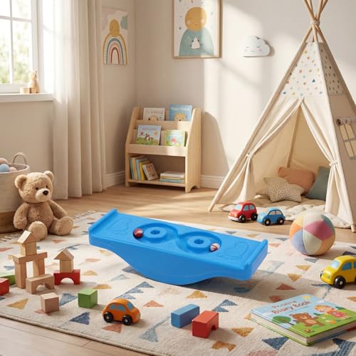 Seenelling 22.83" Maze Wobble Balance Board with 2 Balls 3 Anti-slip PE