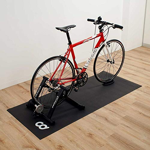 CyclingDeal Bike Trainer Floor Mat - Compatible with Indoor Exercise Stationary Bike Treadmill Elliptical Waterproof Gym Flooring Equipment - Indoor Cycle Stepper - Soft 30" x 72" (76 x 183cm) - size: 72"L x 30"W x 0.3"Th