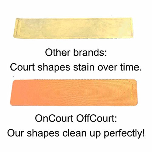 Oncourt Offcourt Tennis Donut Rings – Set of 6 / Lightweight and Long Lasting/Anti-Slip - size: Regular - 15"