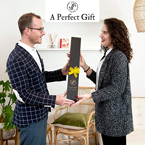 June & Juniper Travel Yoga Mat Foldable Lightweight - Thin Light Non-Slip Travel Yoga Mat Eco - color: patronus forest