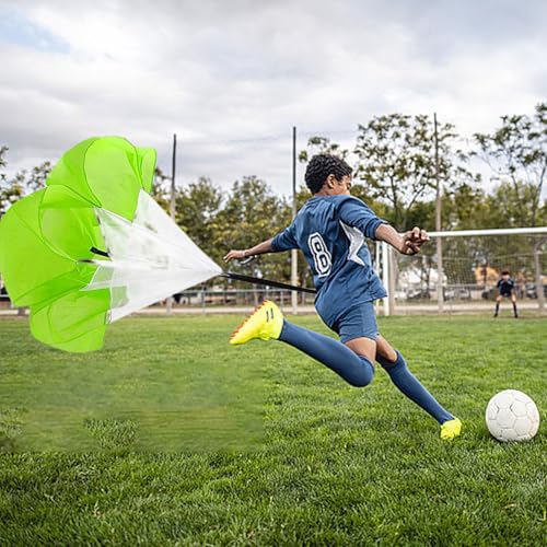 Parachute for Speed Training | Portable 59 Inch Parachute for Running - Strength Training Football Running Parachutes for Speed and Acceleration