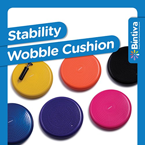 Wobble Cushion Balance Disc - Wobble Disc & Wiggle Seat, Balance Pads for Physical Therapy, Wobble Disk, Sensory Room Equipment - Wobble Seat - color: Black