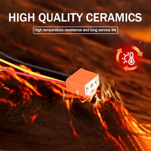 2PCS H4 HB2 9003 Wiring Harness Headlight Socket, 16AWG Headlight Connector, Headlight Fog Light Retrofit Car Accessories, for Car, Boat (Orange)