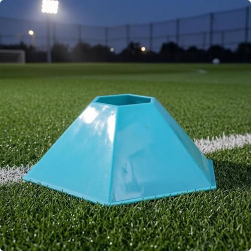 Soccer Training Cone Hexagonal Agility Training Cone - color: White