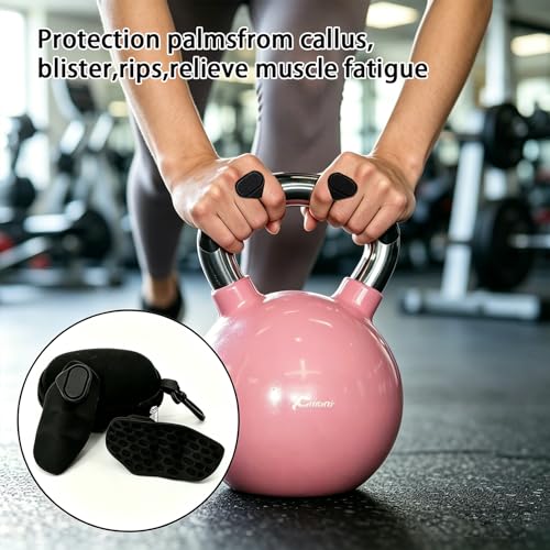 Anti-slip sports grip - ergonomic rubber hand gloves. Prevent slippage and hand calluses, suitable for pull-ups, deadlifts, gym training and exercise, for Men and Women