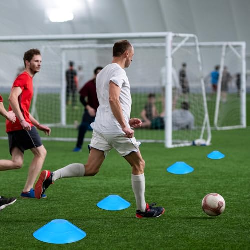 120 Pack Agile Soccer Cones with Portable Bags & Brackets, Sports Cones, Cone Sport, Agile Soccer Cone Used for Football Training