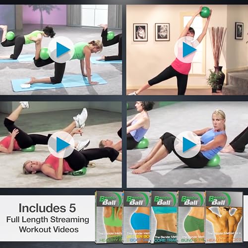 Studio Pack: 12 Original Small Exercise Balls 9" Pilates + Mesh Bag (Blue)