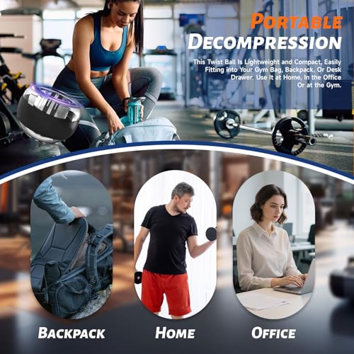Ball Official, Ball Exerciser, 2026 New Internal Resistance System of The Sphere is Easier to Operate and More Suitable for Fitness Enthusiasts - color: 2Pcs