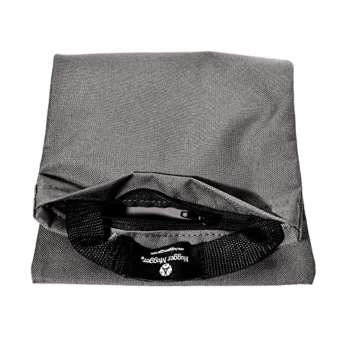 Hugger Mugger Unfilled 10lb Yoga Sandbag - Adds Weight to Your Poses, Zipper Cover, Sturdy Handle, Durable Material, Not Filled with Sand