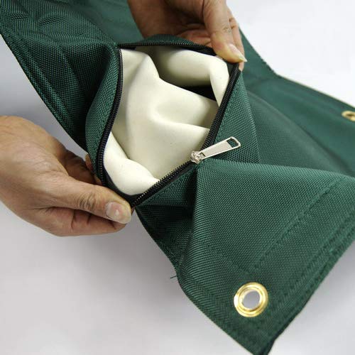Canvas Wall Bag for Wing Chun Kung Fu Boxing Training Punch Bag Striking Sand Bag - color: New Green