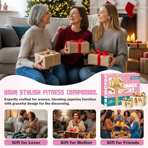 Resistance Bands with Handles for Women, 150LBS Exercise Bands Set for Physical Therapy Yoga Pilates, 5 Level Workout Bands for Working Out with Door Anchor, Home Gym Fitness Equipment