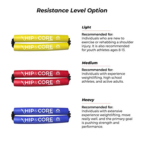 Crossover Symmetry Hip & Core System - Loop Resistance Home Workout Bands to Stretch and Strengthen Legs, Butt, Hips, Thighs and Glutes, Includes Online Exercise & Training Guide