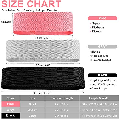 Hip Resistance Band Circle Loop Workout Warmups Squats Mobility Stretching Hips Glutes Quad Hams Activation Strength for Crossfit Training Powerlifting - size: Small Heavy Resistance