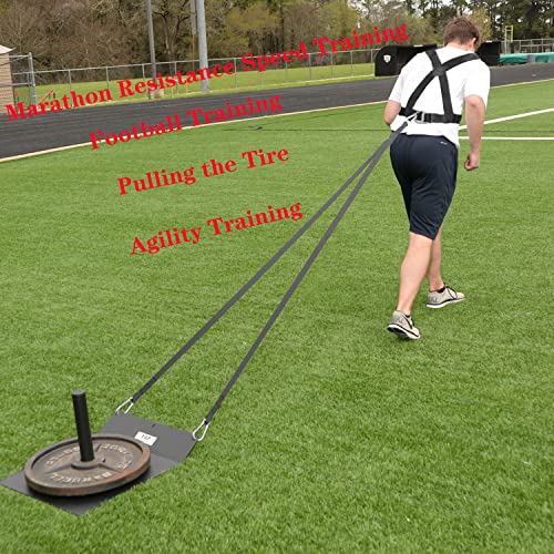 Youth Sled Harness,Sled Harness for Kids with Pull Strap, Tire Pulling Resistance Speed Training