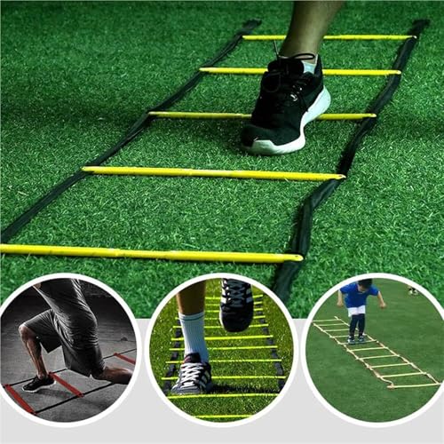 Agility Ladder, Speed Ladder, Multifunction Flexibility Training Jumping Ladder, for Rugby, Lacrosse Tennis