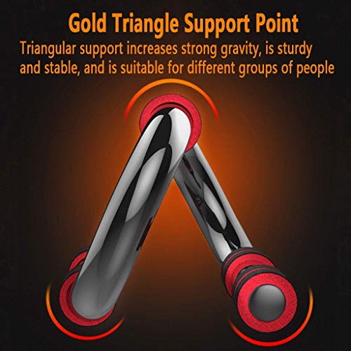 Push-up Bracket, S- Shaped Pushup with Nonslip Foam Handle Muscle Building Bold Steel Handles Push Up