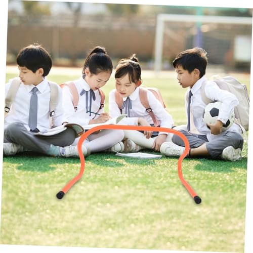 Yardwe 3pcs Sports Training Hurdles Professional Plastic Agility Hurdles for Boys and Girls for Football Practice Improve Speed Flexibility Coordination and Balance