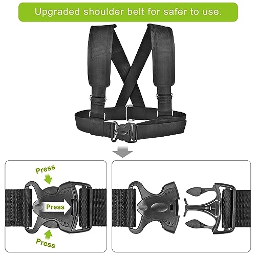 Kipika Weight Sled, Workout Sled, Fitness Strength Training Sled, Speed Training Sled for Athletic Exercise, Speed Improvement, Easily Through Obstacles, Suitable for 1" & 2" Weight Plate - color: B- Black