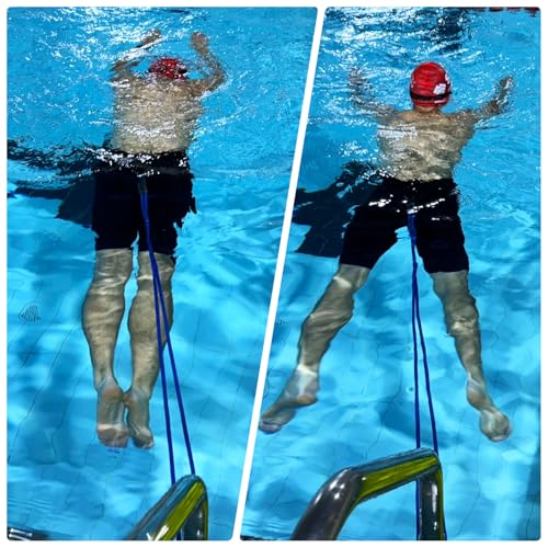 Swimming Resistance Training Set - Aquatic Resistance Belt, Swim Parachute, Pool Trainer Set