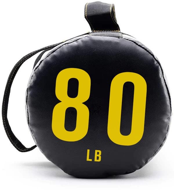 WPSB80 Weighted Power Sand Bag - 80 lb (New) | Heavy-Duty Vinyl Sandbag for Strength Training, Functional Fitness, HIIT Workouts