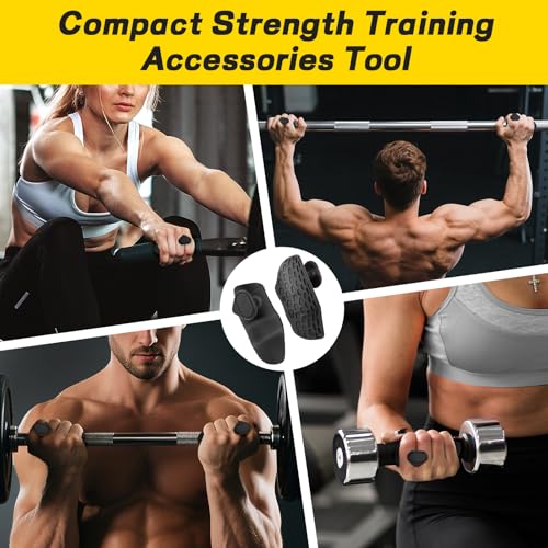 HUAFA Anti-Slip Workout Grips, Gym Grips Weight Lifting Grips Pads, Ergonomics Weight Lifting Gloves for Men Women Deadlift, Fitness Training and Exercise, Gym Grips Pads for Palm Protection - color: Pink