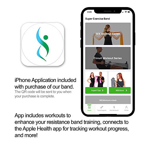 Resistance Band for Working Out | Super Exercise Bands 8,16,24 Yard Bulk Rolls |10 Strengths in Light Medium and Heavy Resistance Bands | Latex Free Workout Bands Including App and e-Book
