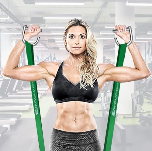 WODFitters Home Gym Handles - Portable Home Gym Workout Equipment for Resistance Bands - Full Body Workout Kit for Home and Travel - KX10 Handle Set (No Bands)