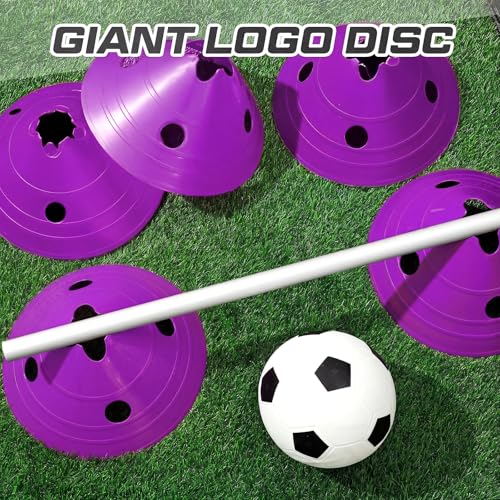 Jumbo Soccer Cones Big Training Disc Cone - color: Purple