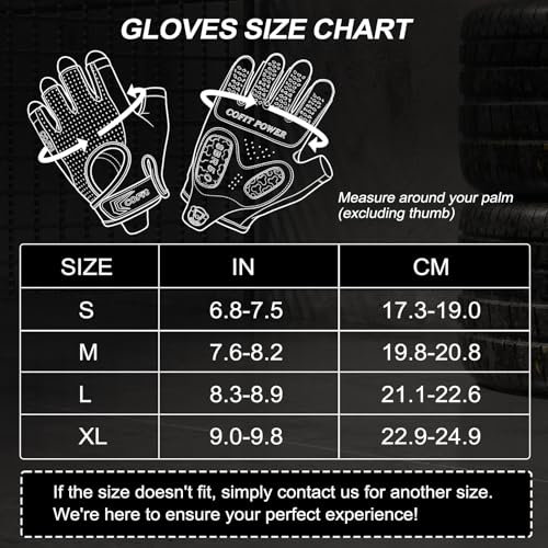 Gym Gloves for Men Women, Workout Gloves with 5MM Padded Palm, Fingerless Weight Lifting Gloves, Breathable Non-Slip Fitness Gloves for Training, Exercise - size: Small